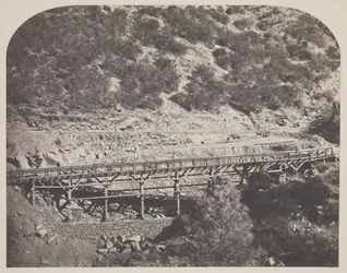 Eisenbahnbrücke, Kap Horn, Mariposa County